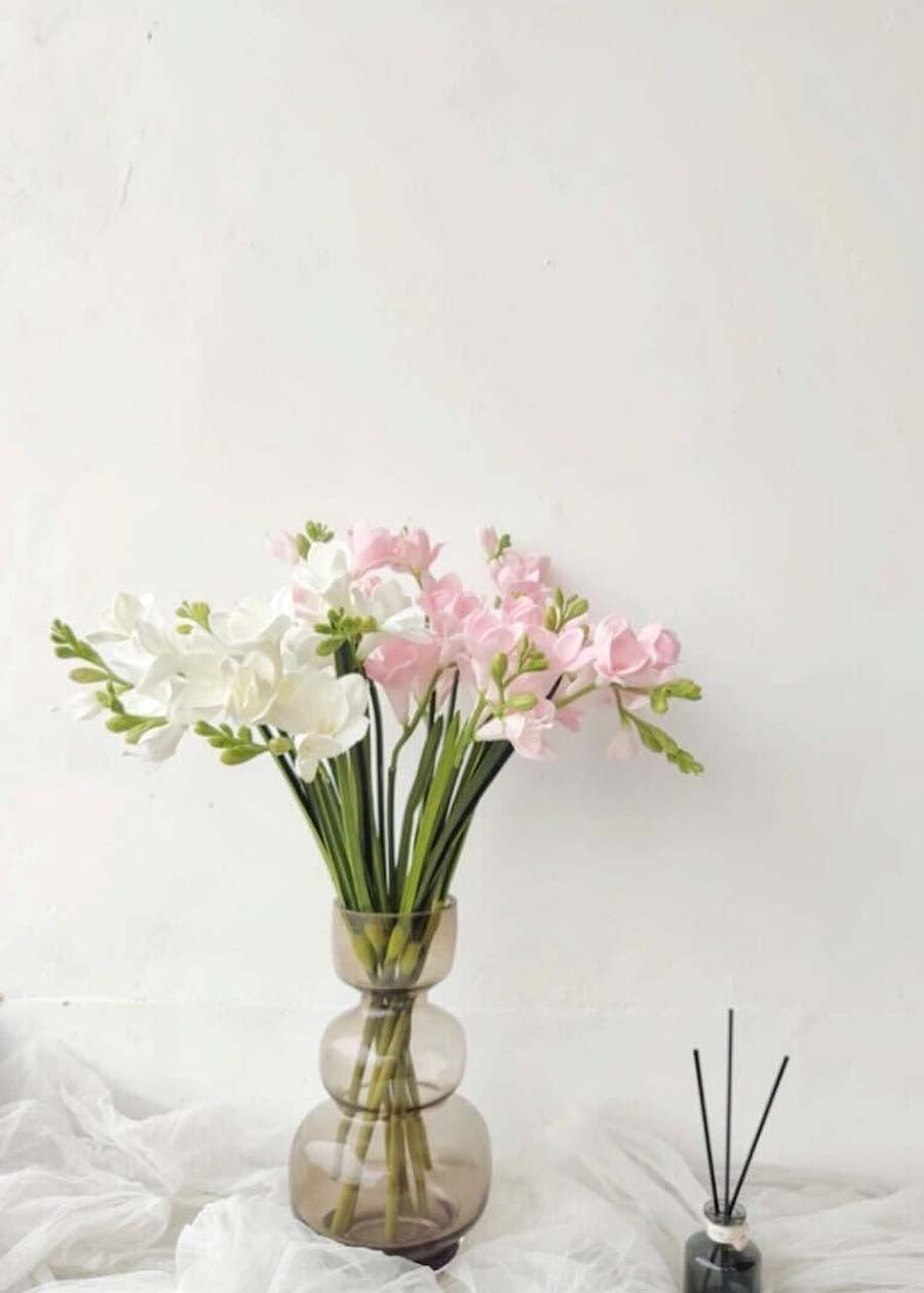 Pink Artificial PU Fireweed