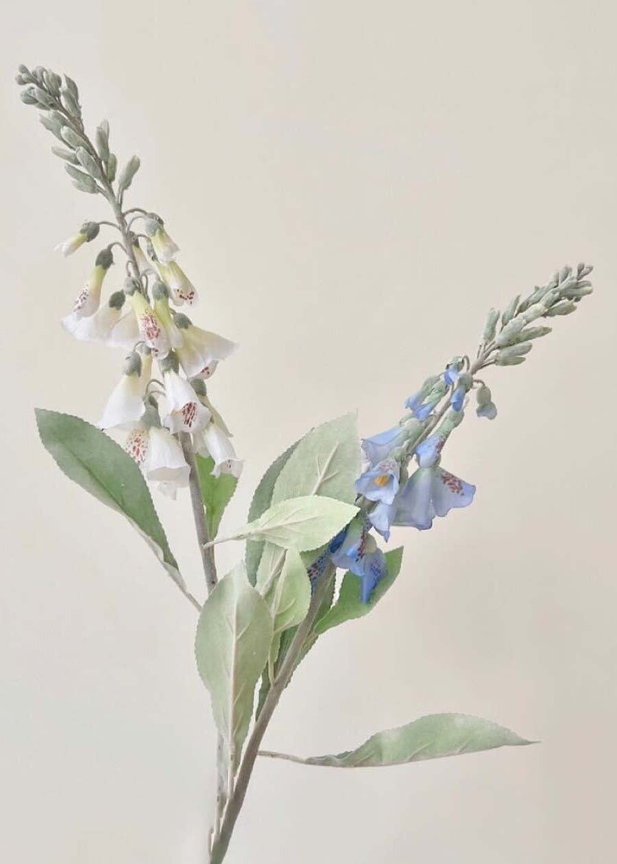Artificial Foxglove - White
