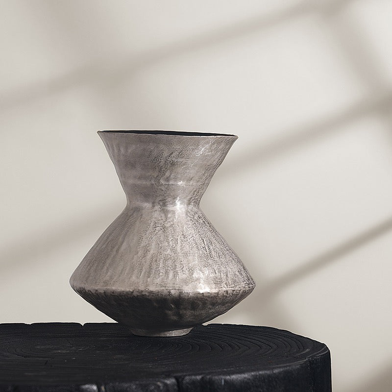 Sparkling Hourglass Vase