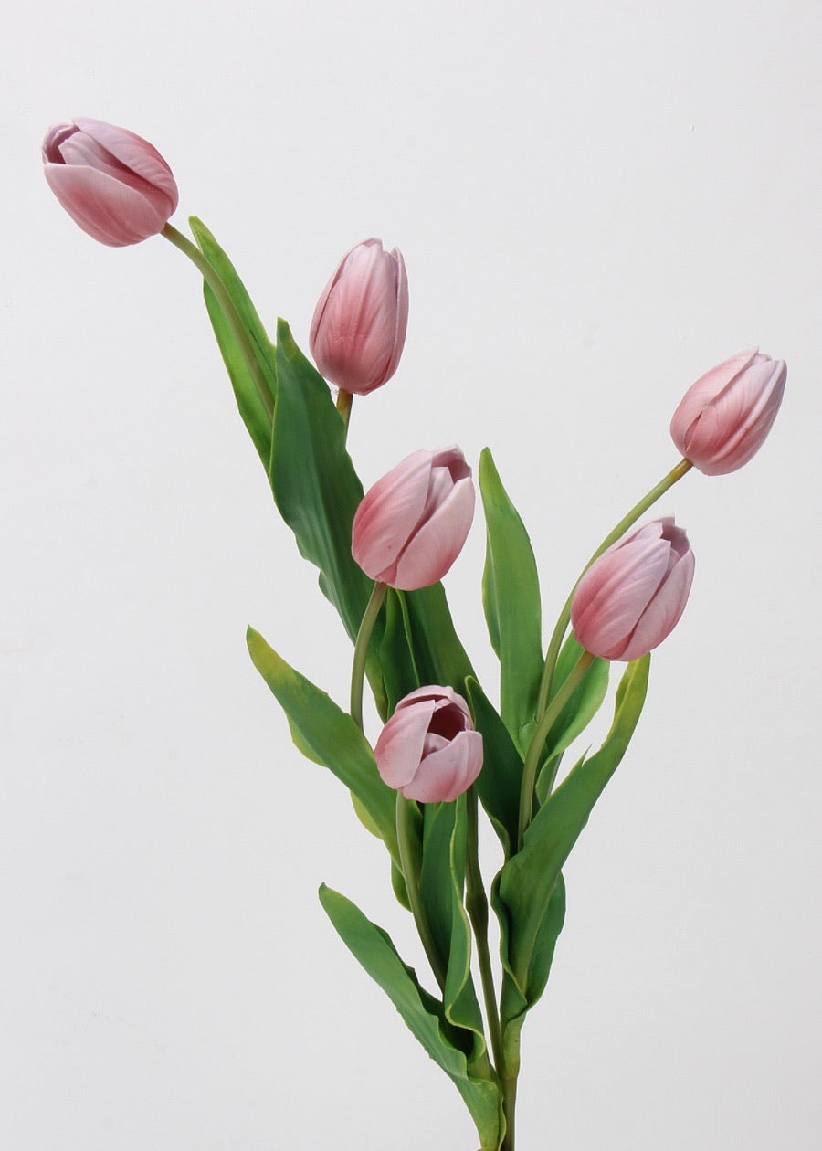 Elegant Blossom Real Touch PU Tulips
