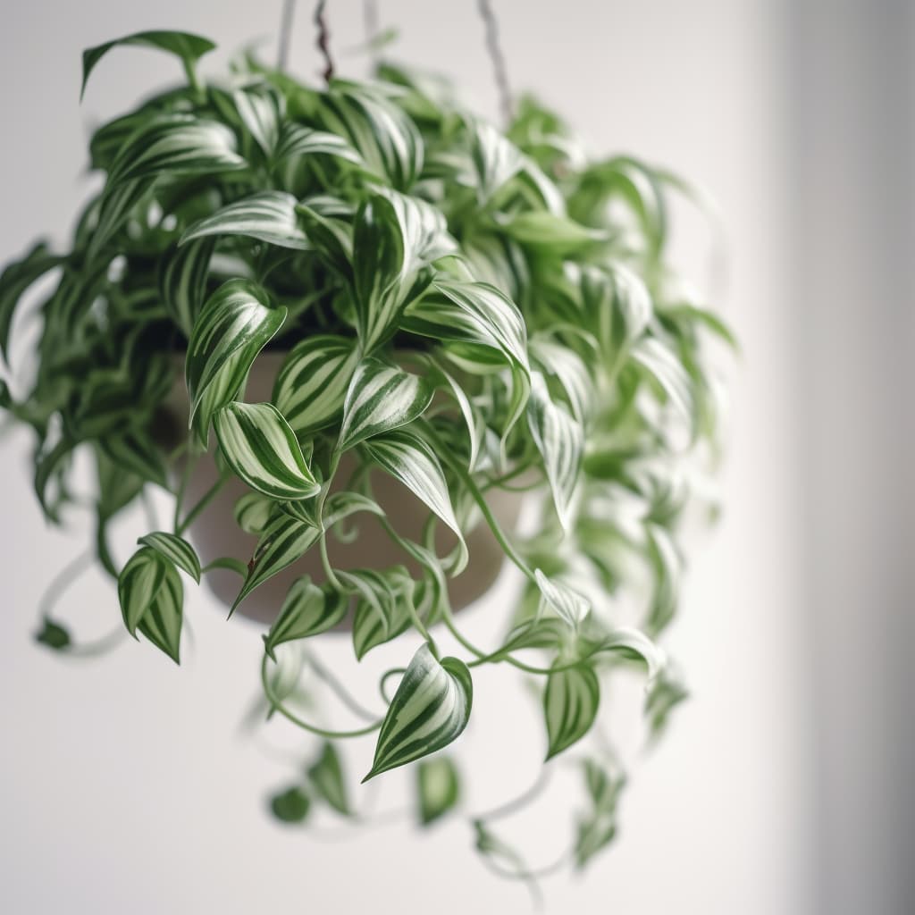 Artificial Tradescantia Hanging Plant