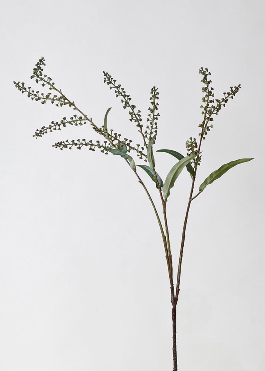Artificial Green Berry Branch Spray - 43.3"