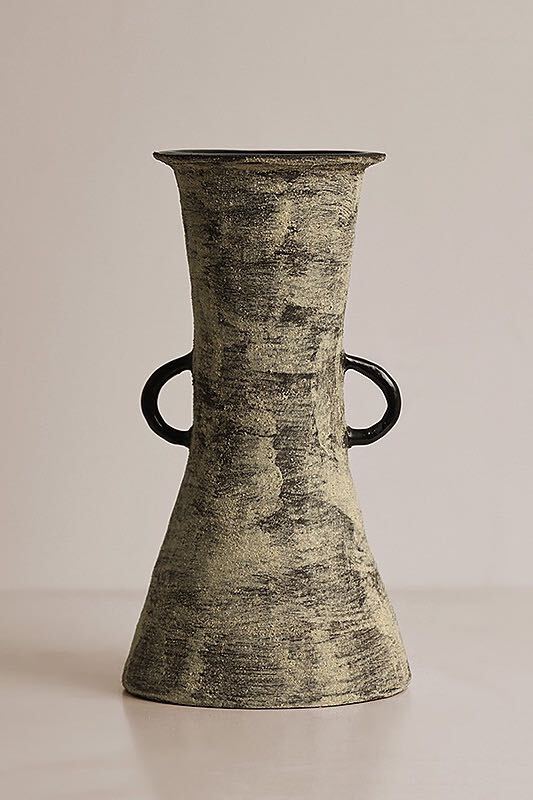 Wabi-Sabi Ceramic Flower Vase - 8.66"