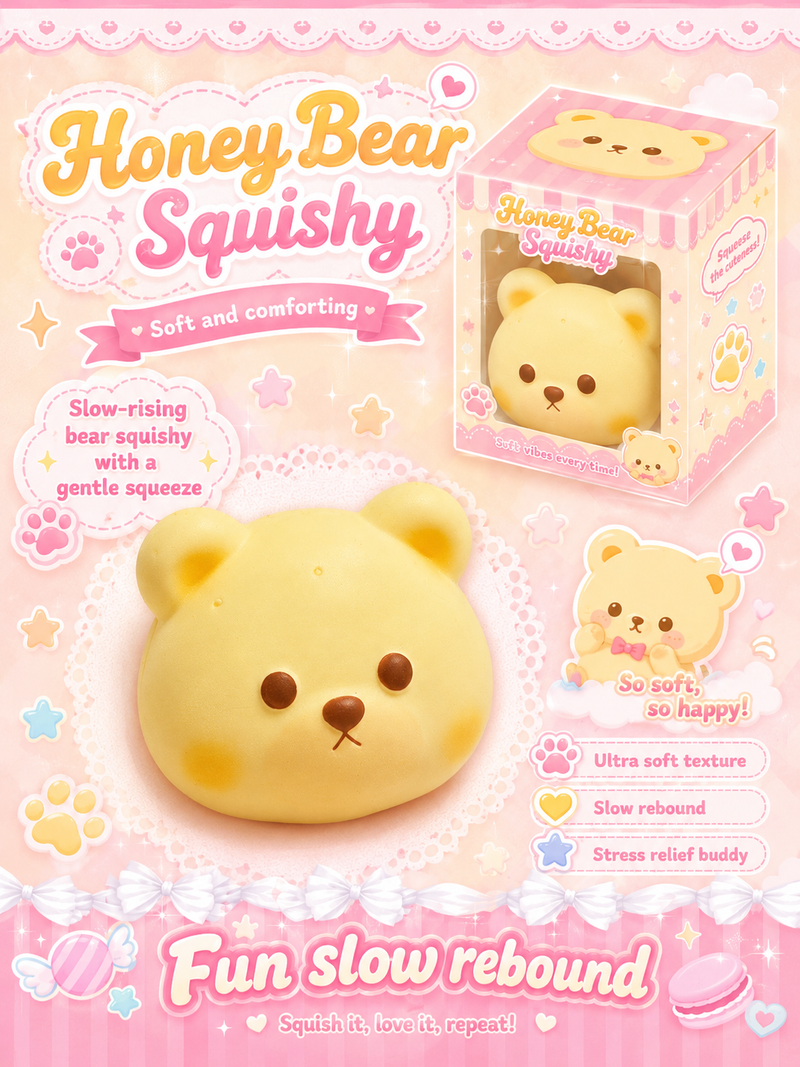 Honey Bear Slow-Rising Squishy
