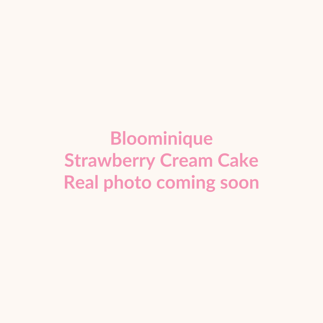 Bloominique Strawberry Cream Cake Squishy placeholder image