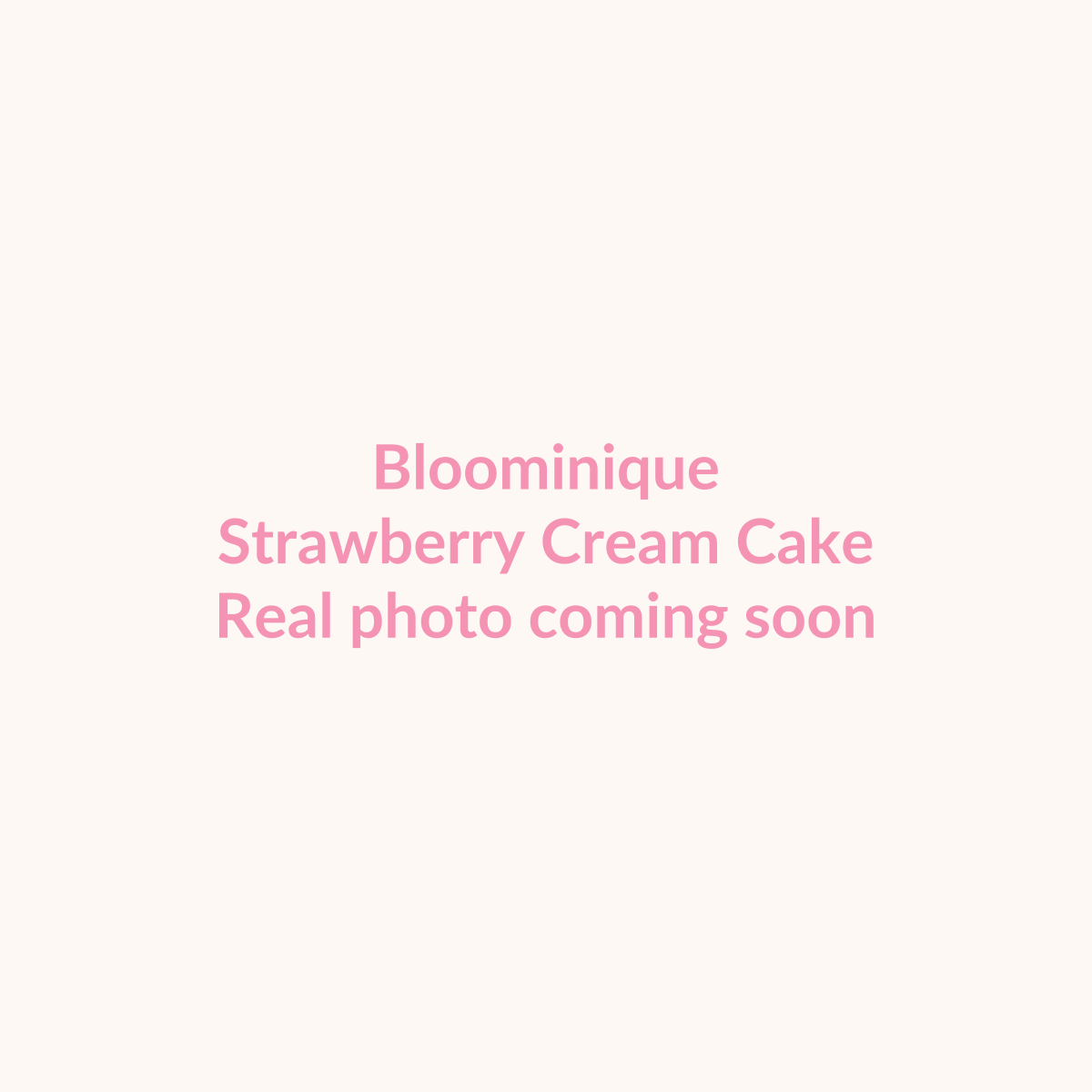 Bloominique Strawberry Cream Cake Squishy placeholder image