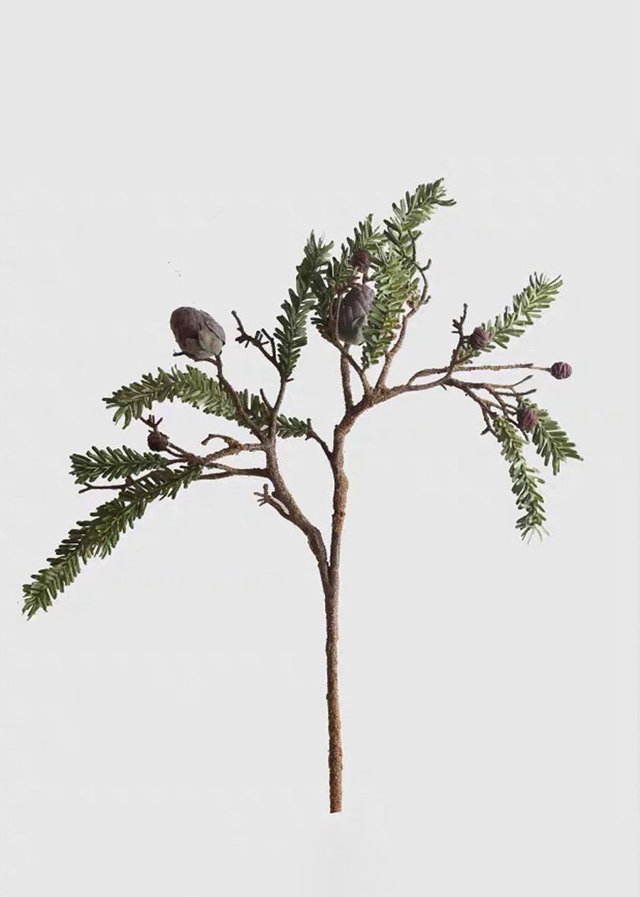 Shell-Pine Faux Greenery