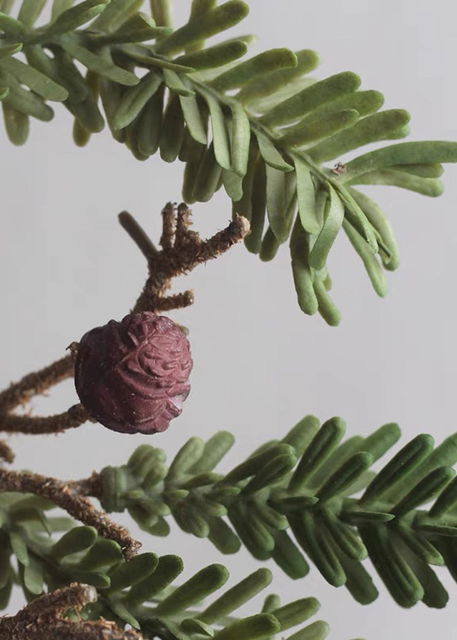 Shell-Pine Faux Greenery