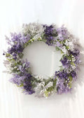 Artificial Flower Wreath for Front Door - 15.8"