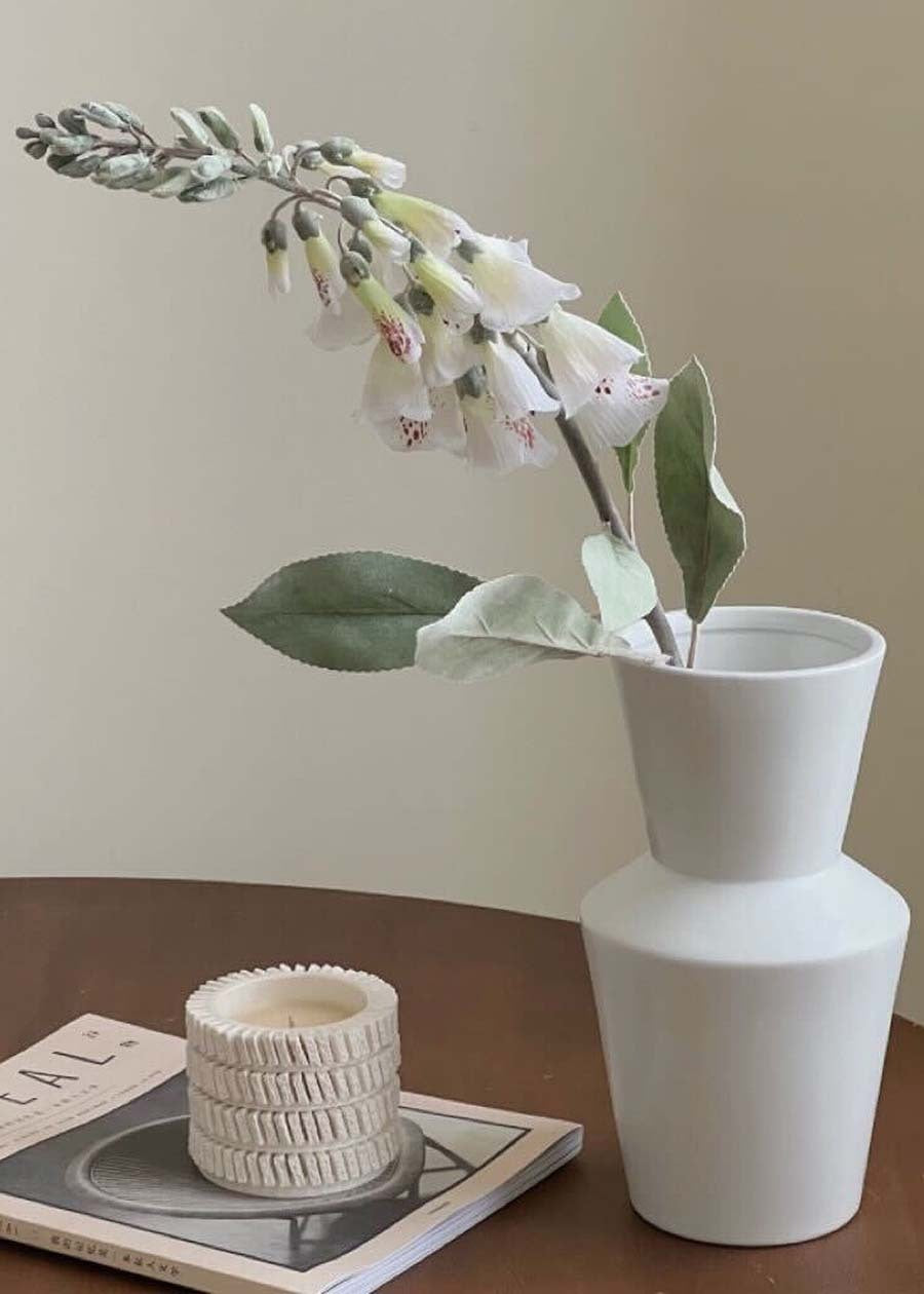 Artificial Foxglove - White