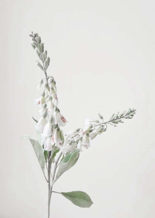 Artificial Foxglove - White