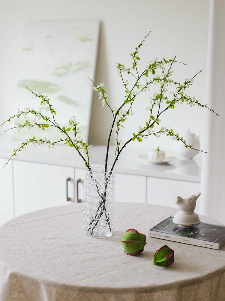 Artificial Snow Willow Branch, White - 29.5"
