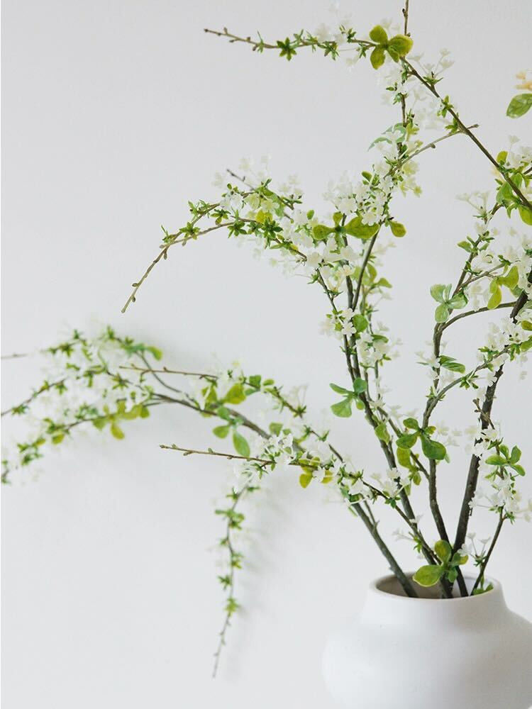 Artificial Snow Willow Branch, White - 29.5"