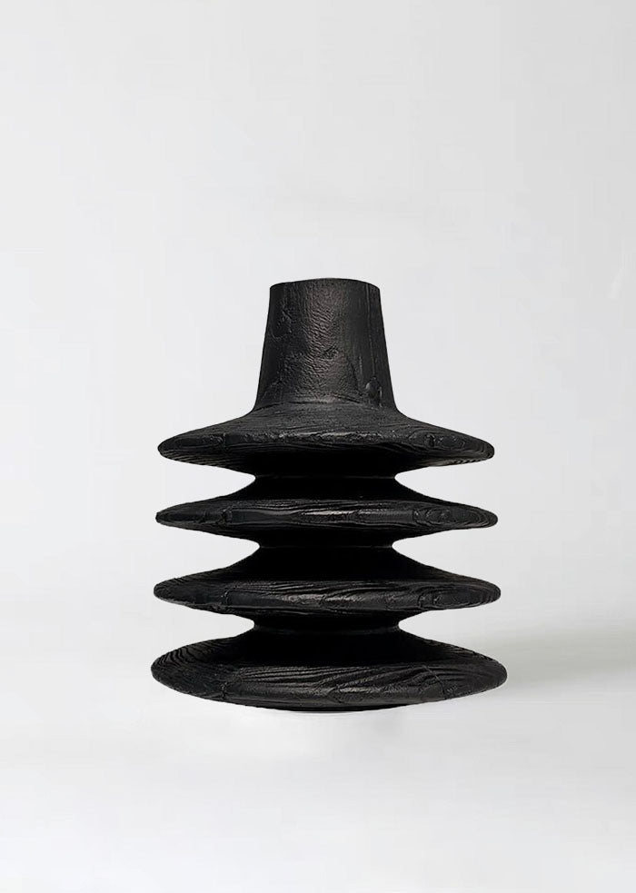Black vase