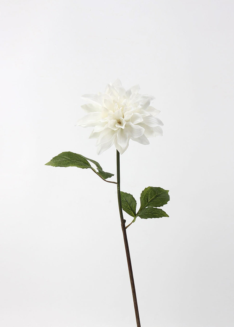 Artificial Dahlia Stem, Realistic Faux Flower