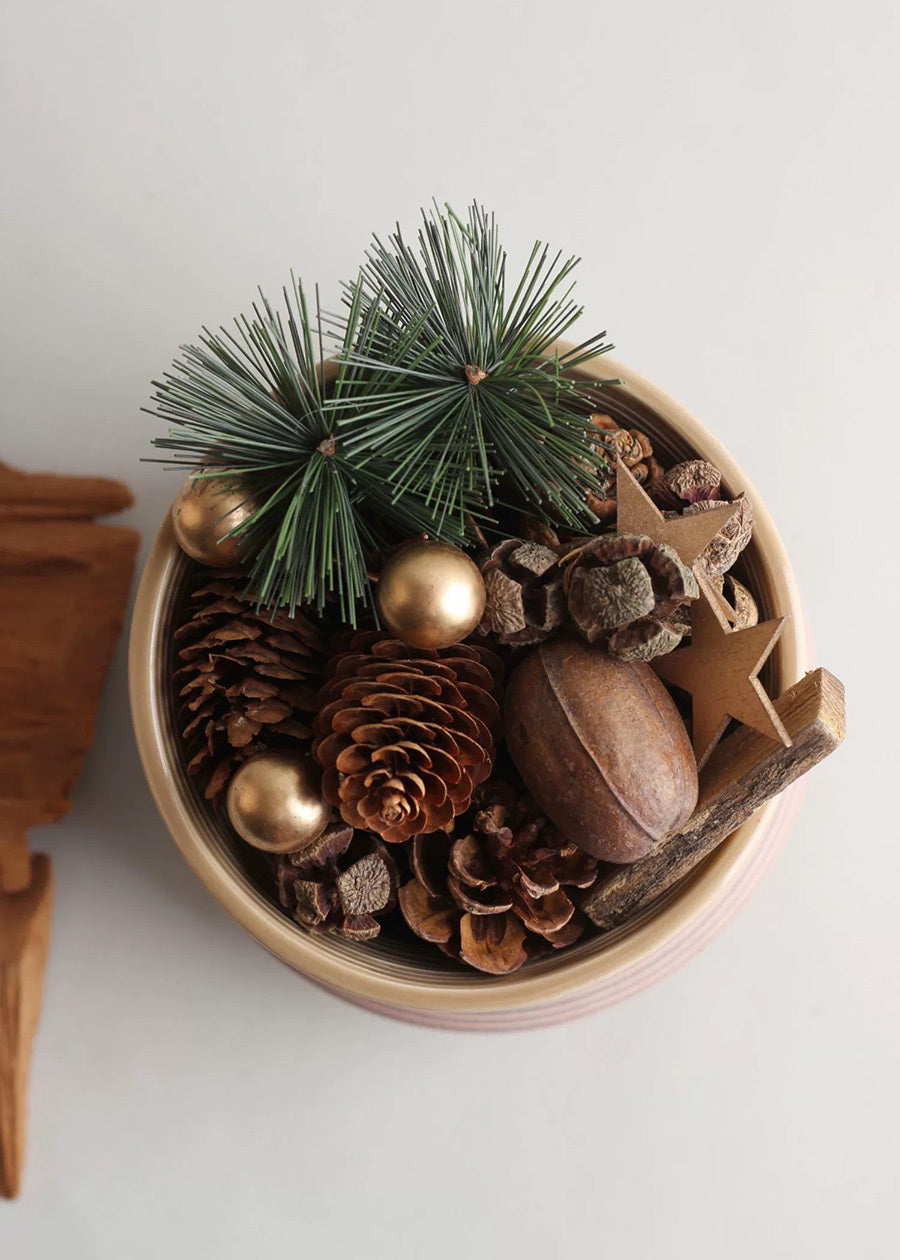 Christmas DIY Decoration Kit, Pine Cones & Branches