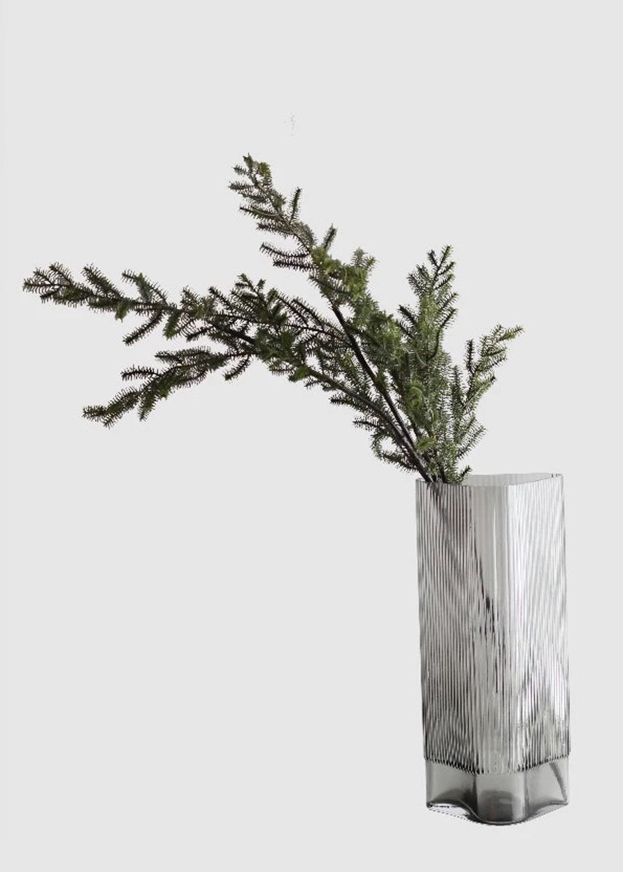 Faux Green Pine & Horse-tail Branches