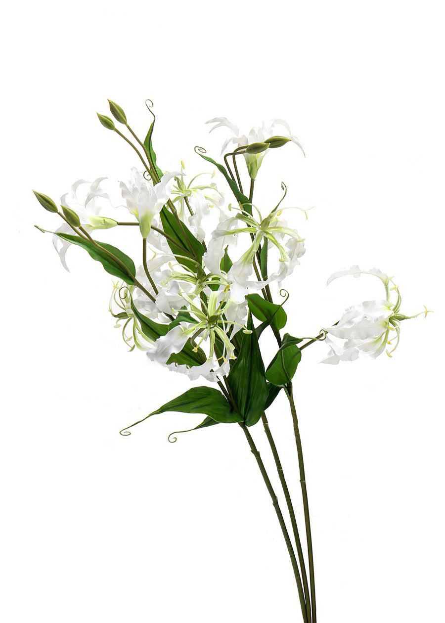 Artificial Lily Stem, Tall Faux Lily - 30"