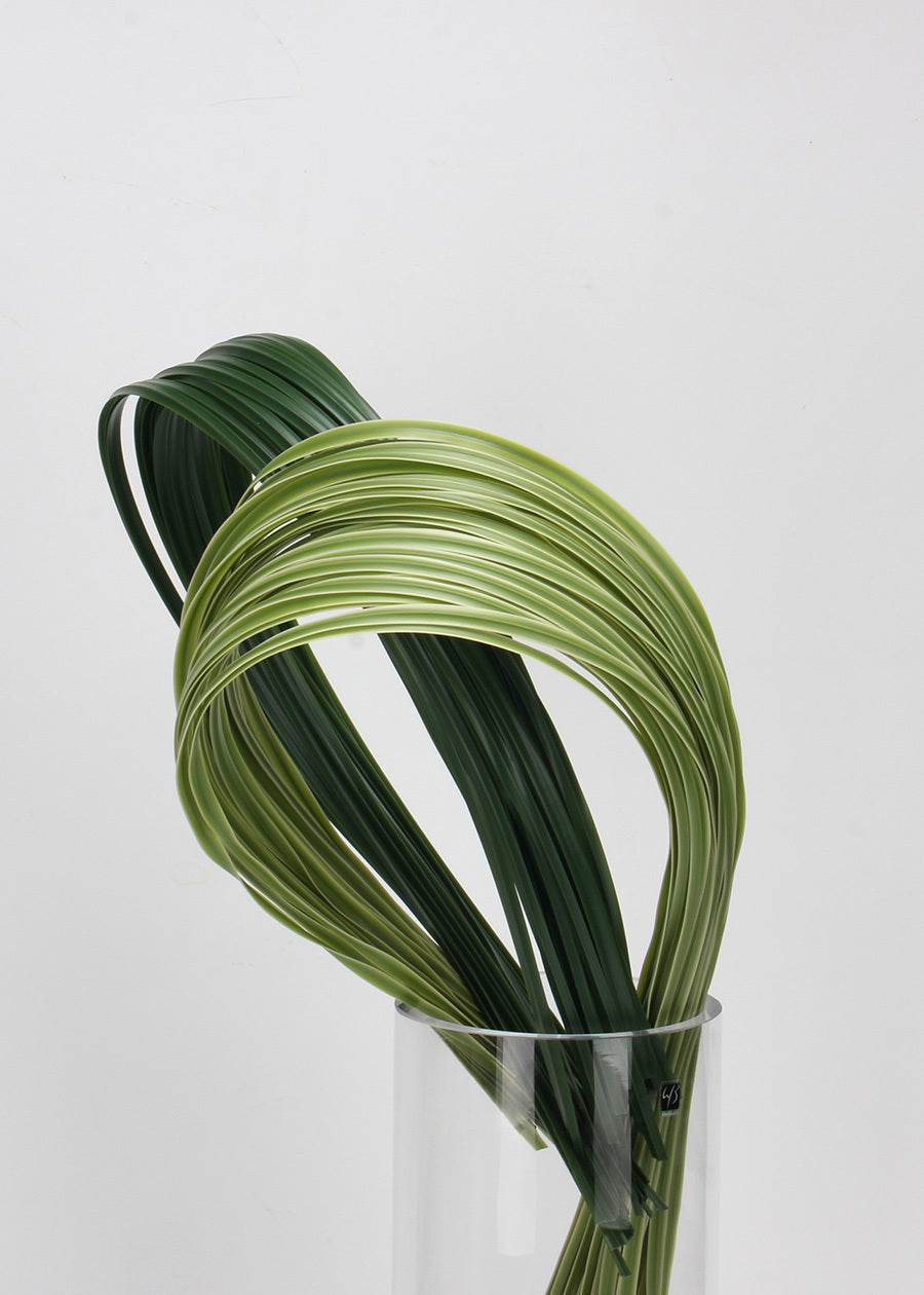 Artificial Ribbon Grass Stem, Green - 39"