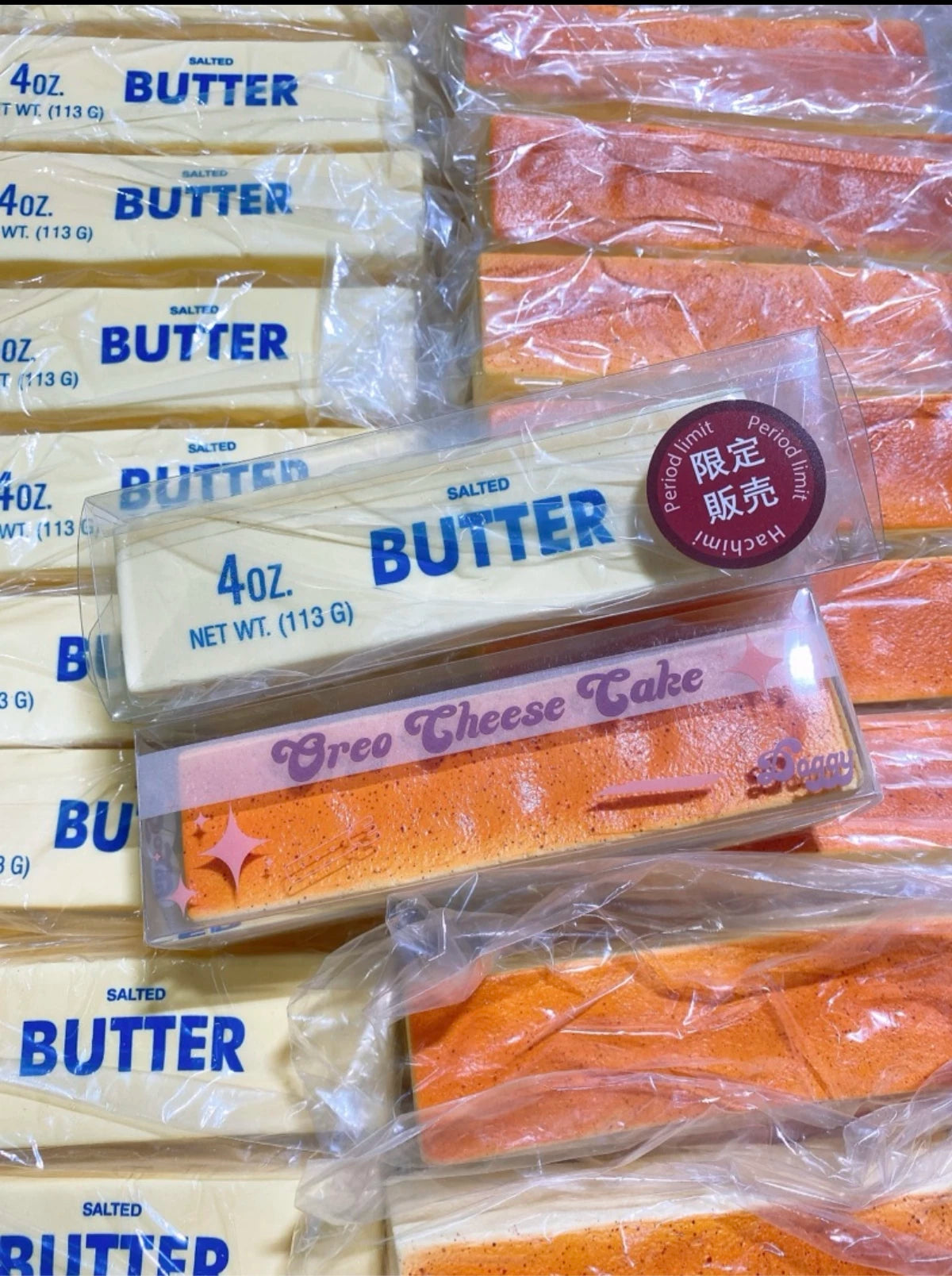 Butter & Cheesecake Bar Squishy Collection