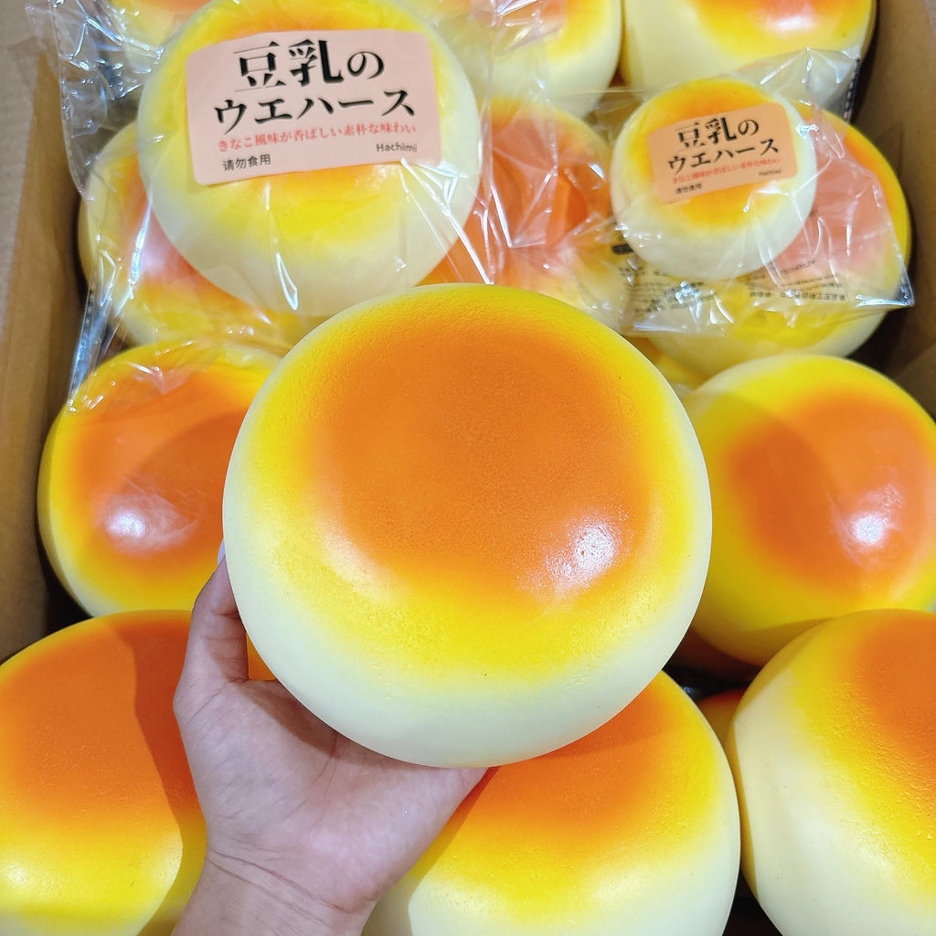 Jumbo Soy Milk Bun & Strawberry Daifuku Squishies