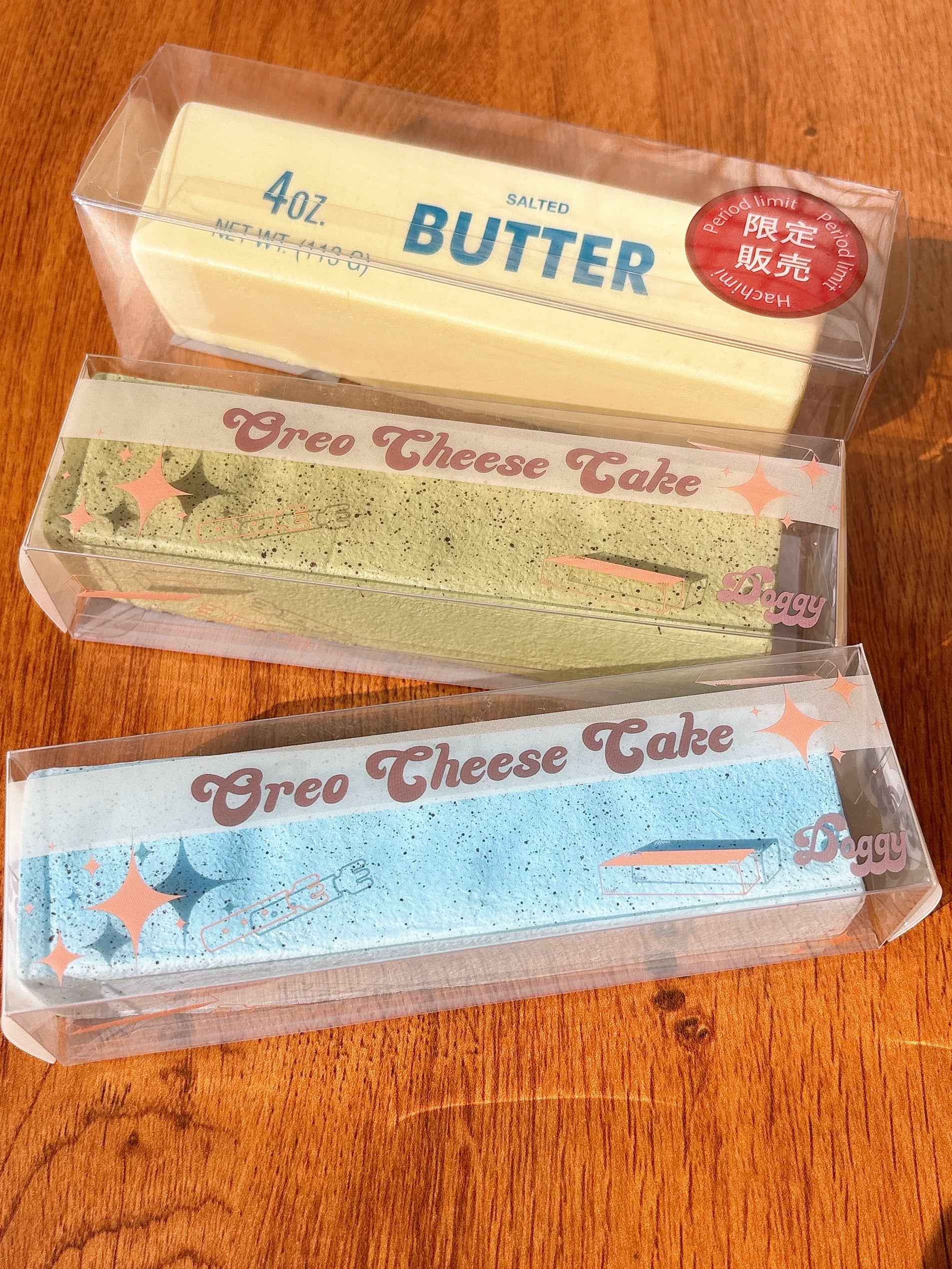 Butter & Cheesecake Bar Squishy Collection