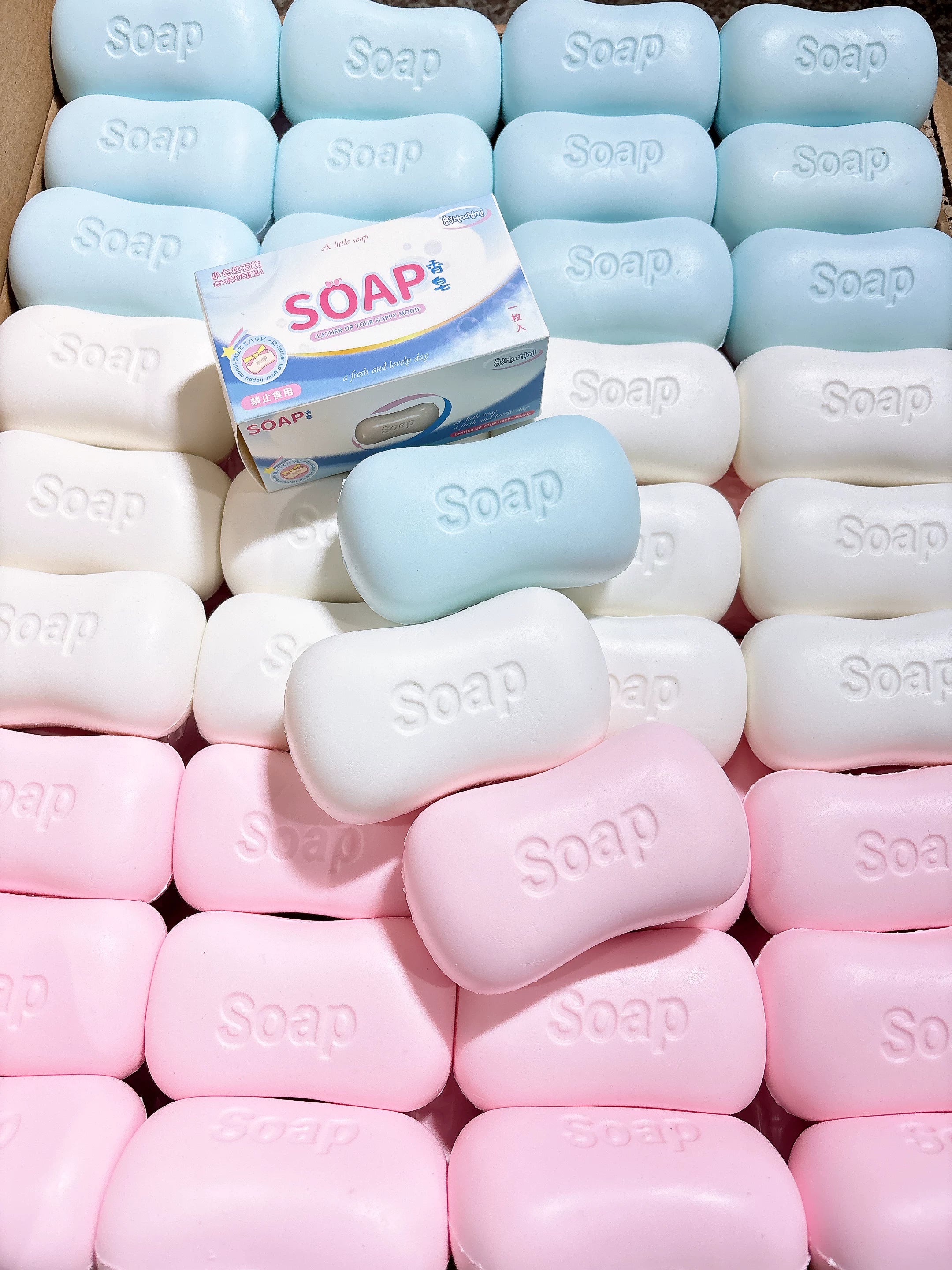 Pastel Soap Bar Squishy – 4 Colors