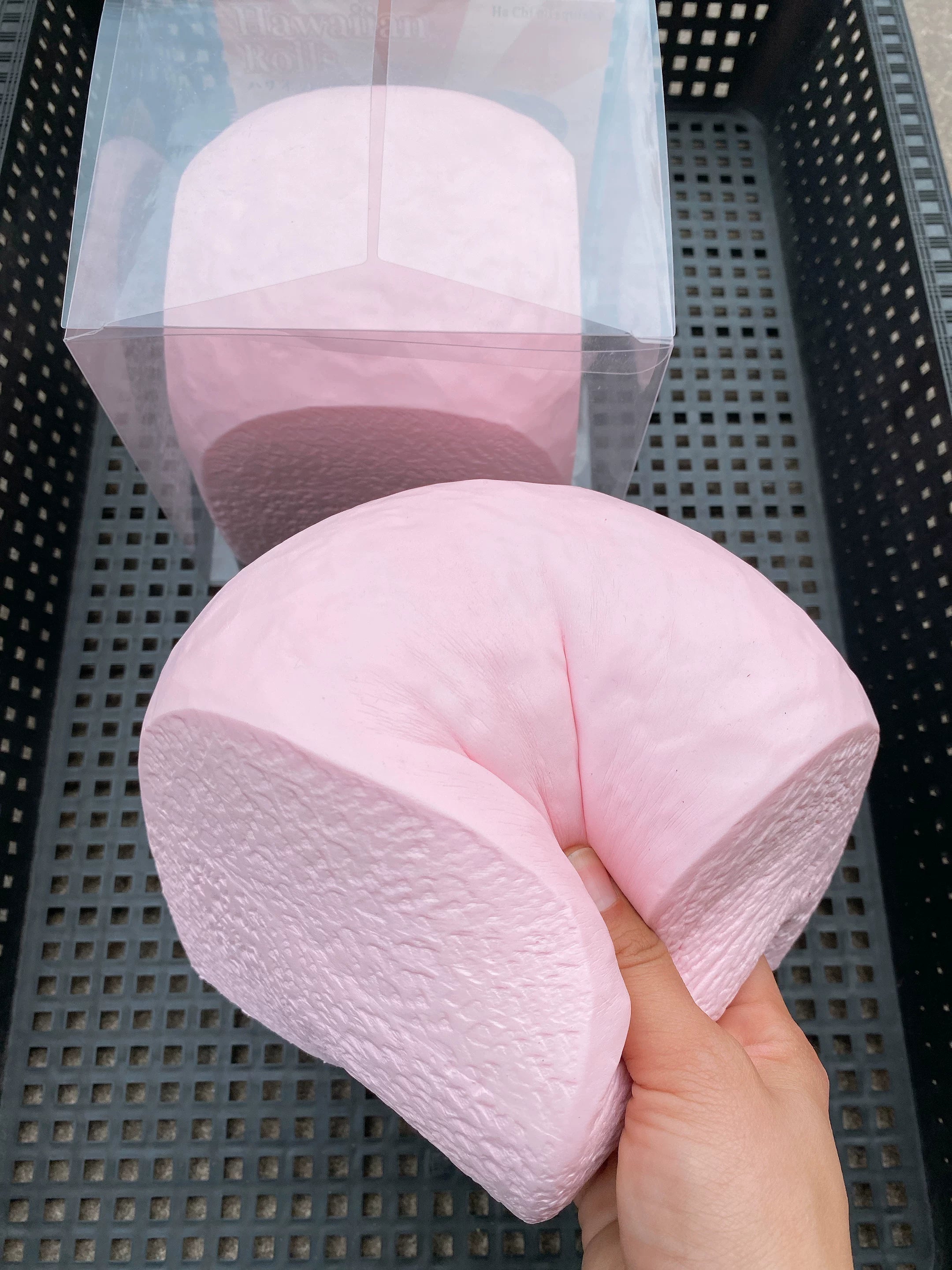 Jumbo Pink Hawaiian Bread Loaf Squishy