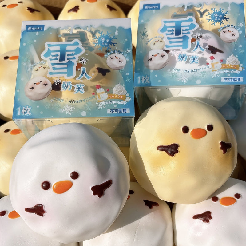 Snowman Milk Puff Slow-Rising Squishy | Bloominique