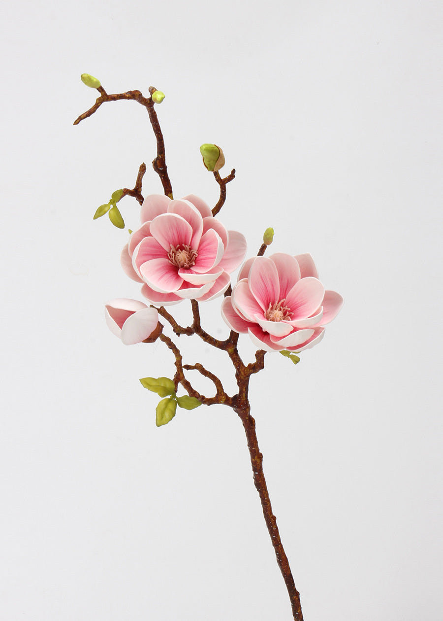 Pink Gladiolus Artificial Flower Stem - 30"