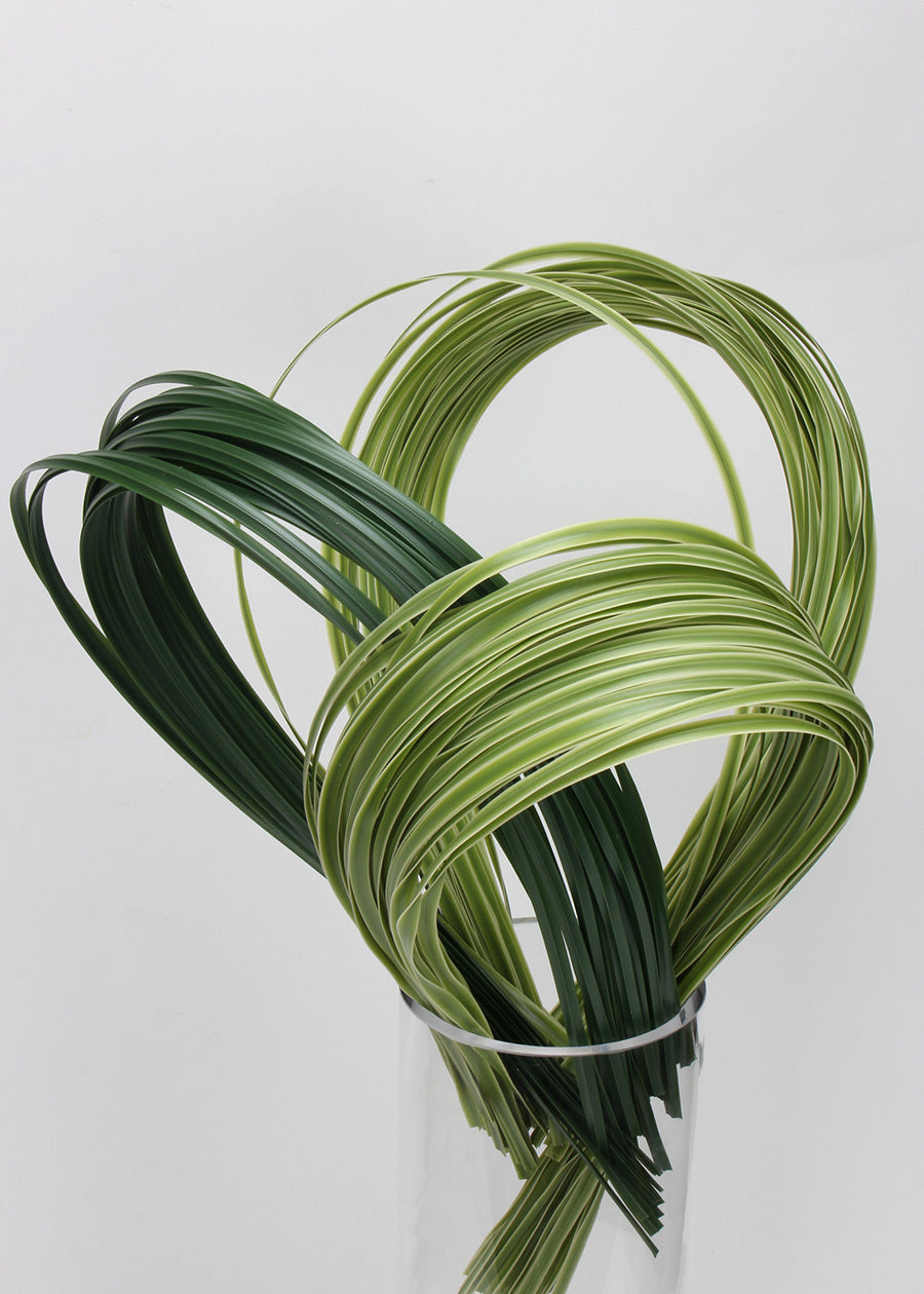 Artificial Ribbon Grass Stem, Green - 39"