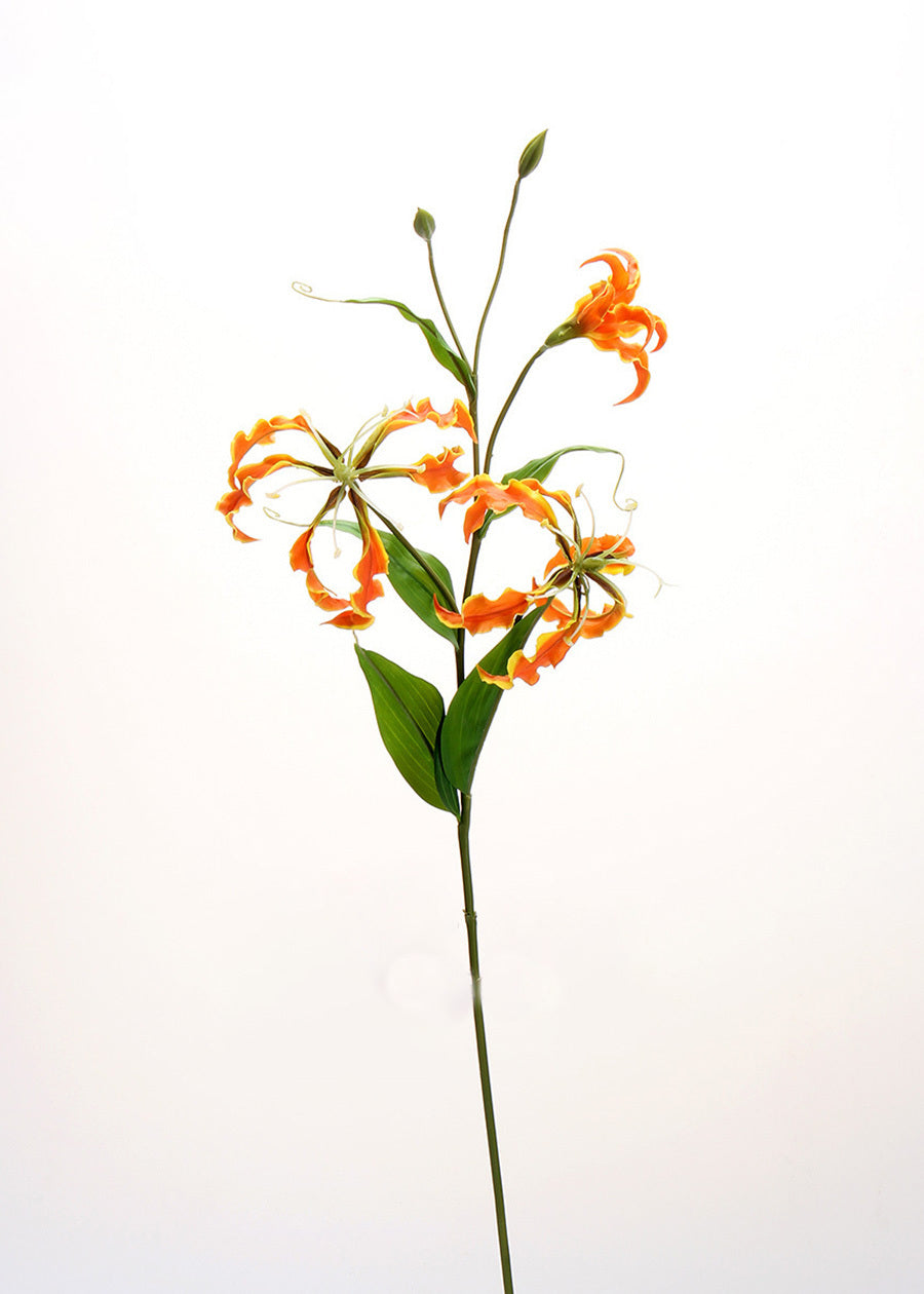 Artificial Lily Stem, Tall Faux Lily - 30" - view 3