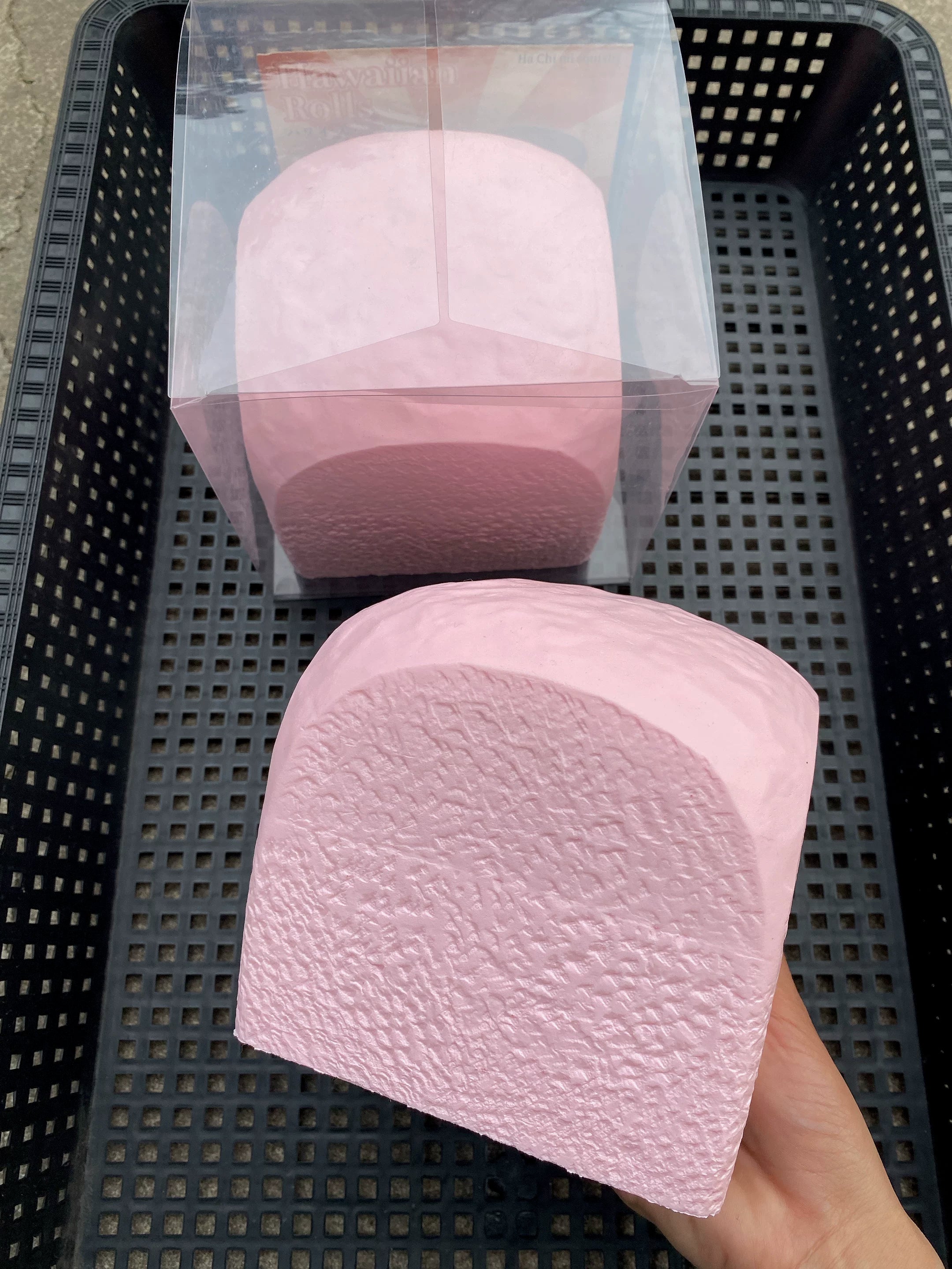 Jumbo Pink Hawaiian Bread Loaf Squishy