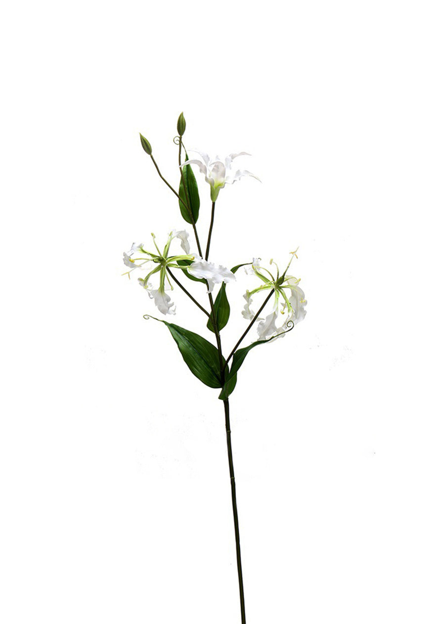 Artificial Lily Stem, Tall Faux Lily - 30"