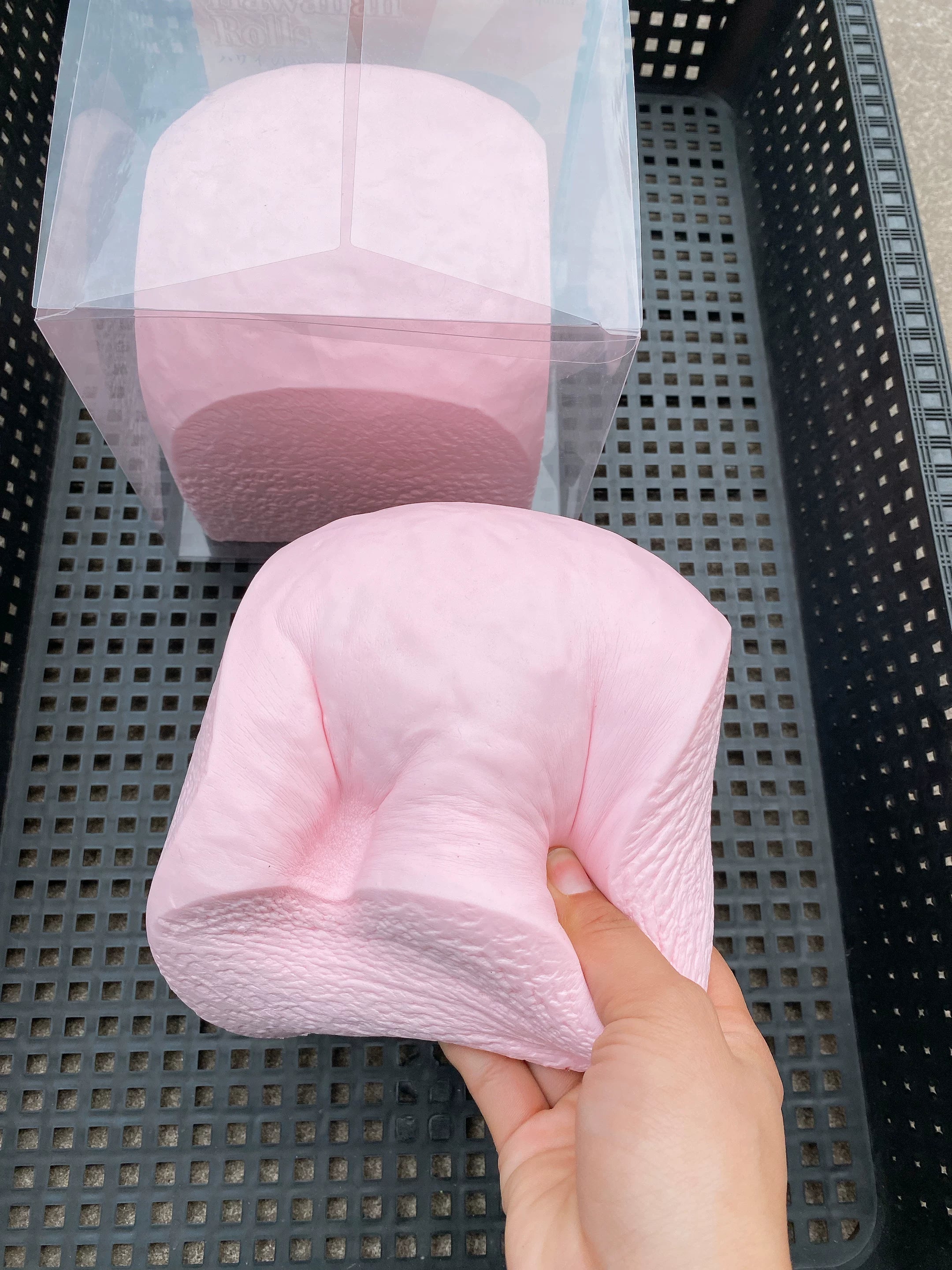 Jumbo Pink Hawaiian Bread Loaf Squishy
