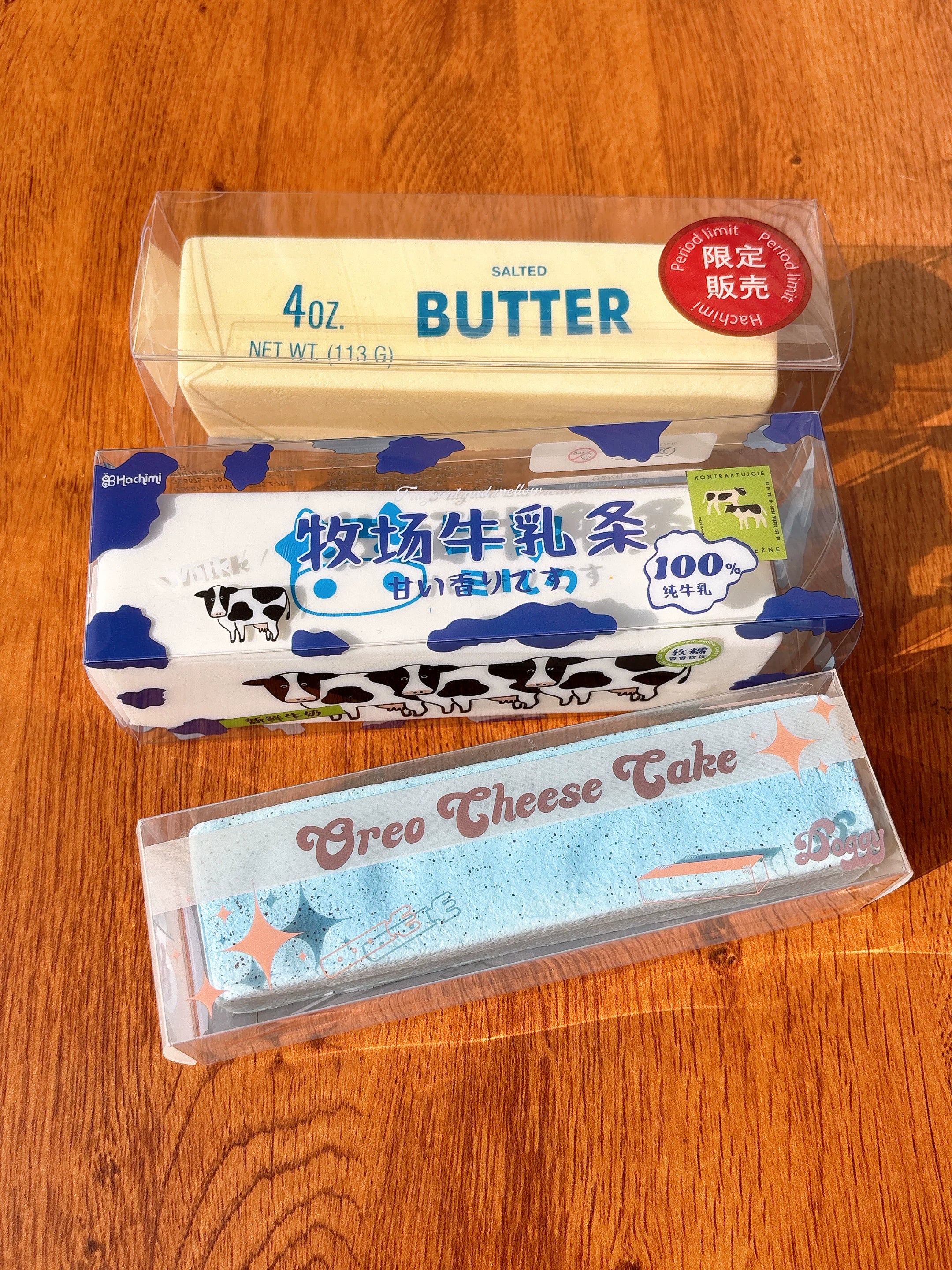 Butter & Cheesecake Bar Squishy Collection