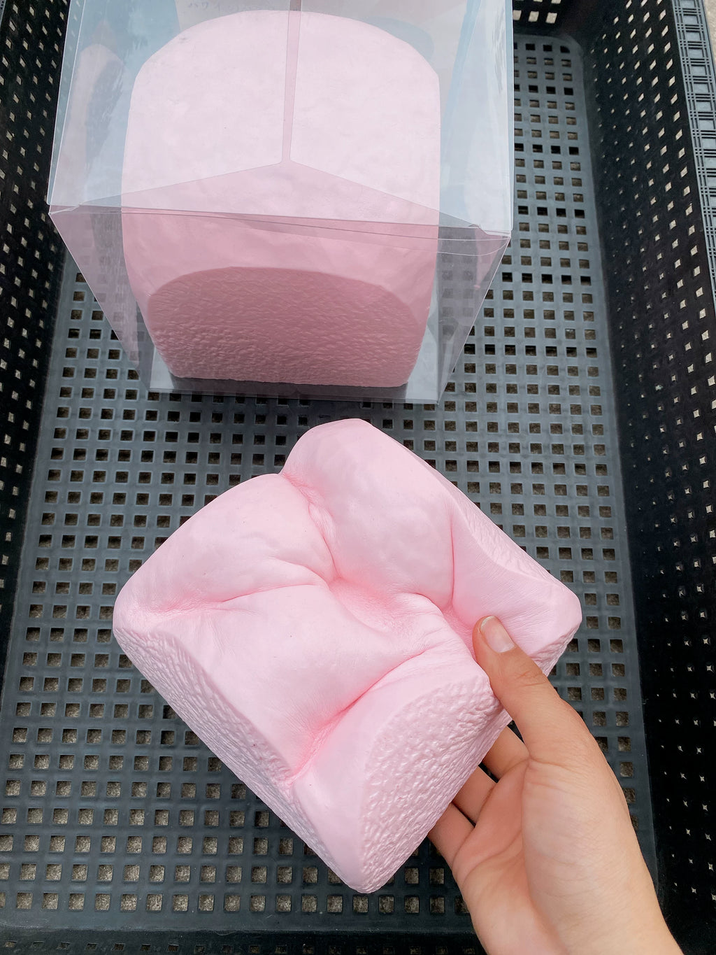 Jumbo Pink Hawaiian Bread Loaf Squishy