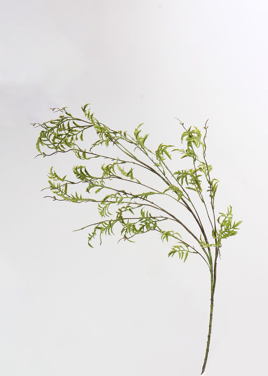 Artificial Fern Stem, Faux Greenery - 30"