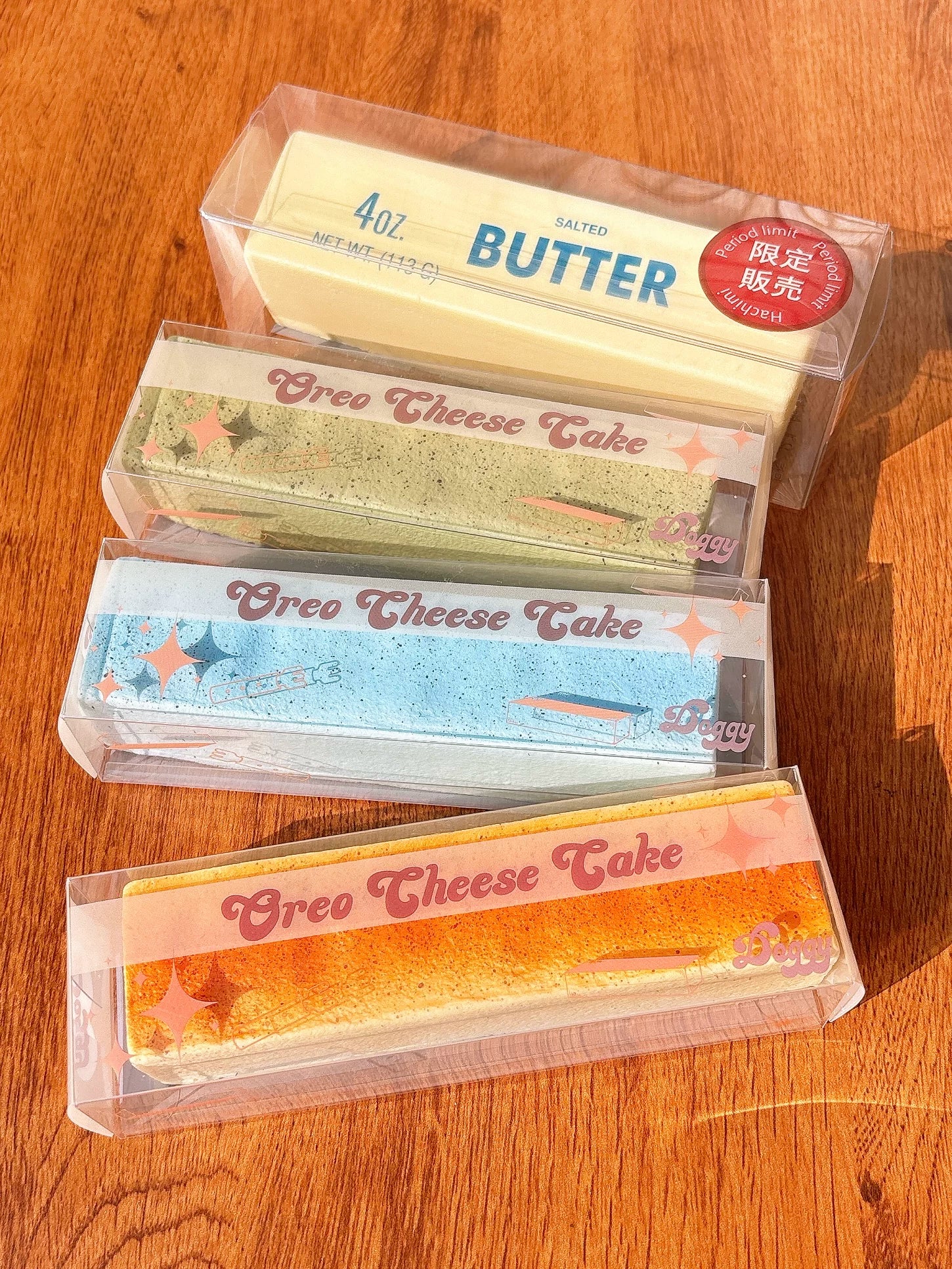 Butter & Cheesecake Bar Squishy Collection