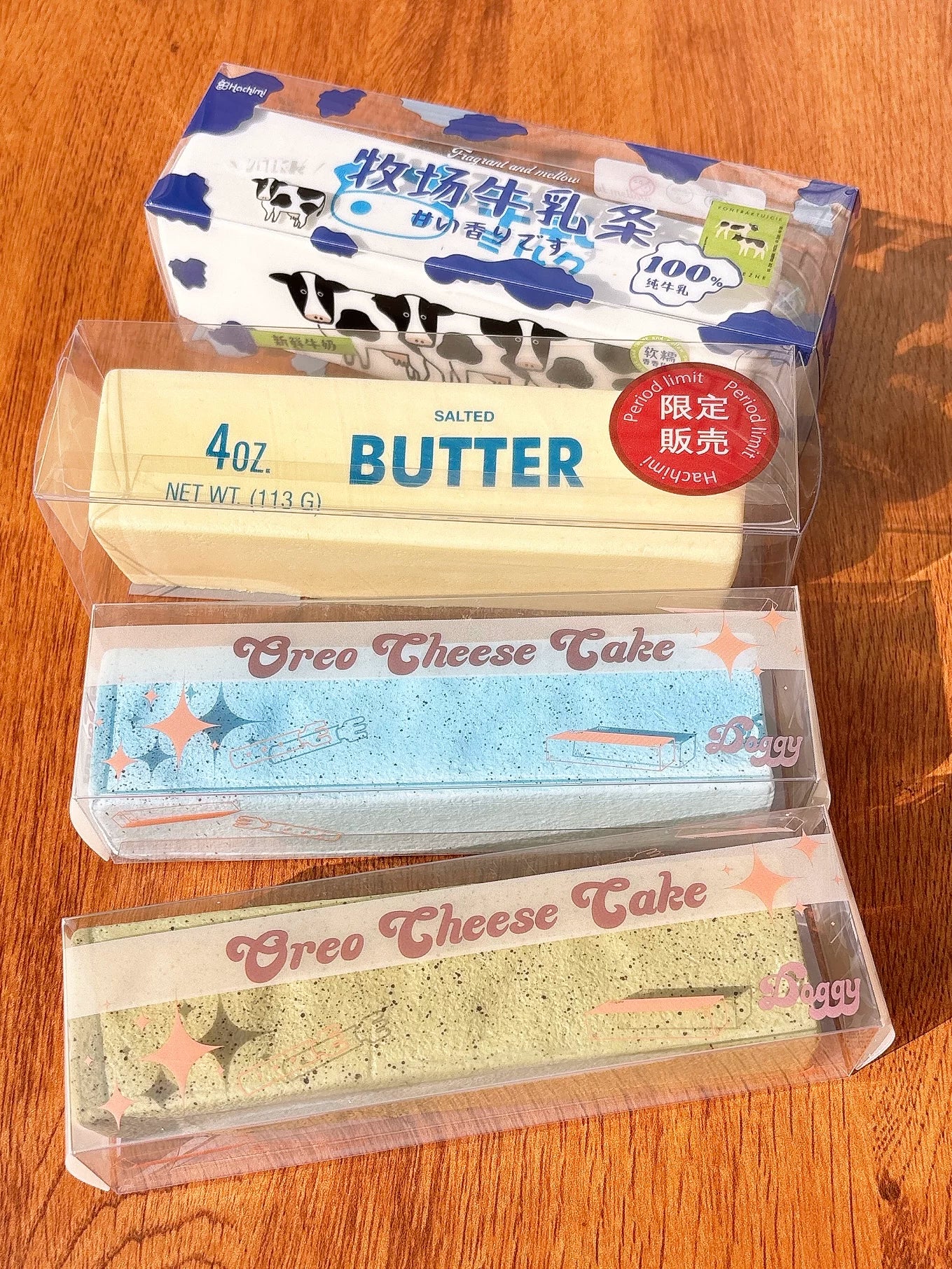 Butter & Cheesecake Bar Squishy Collection