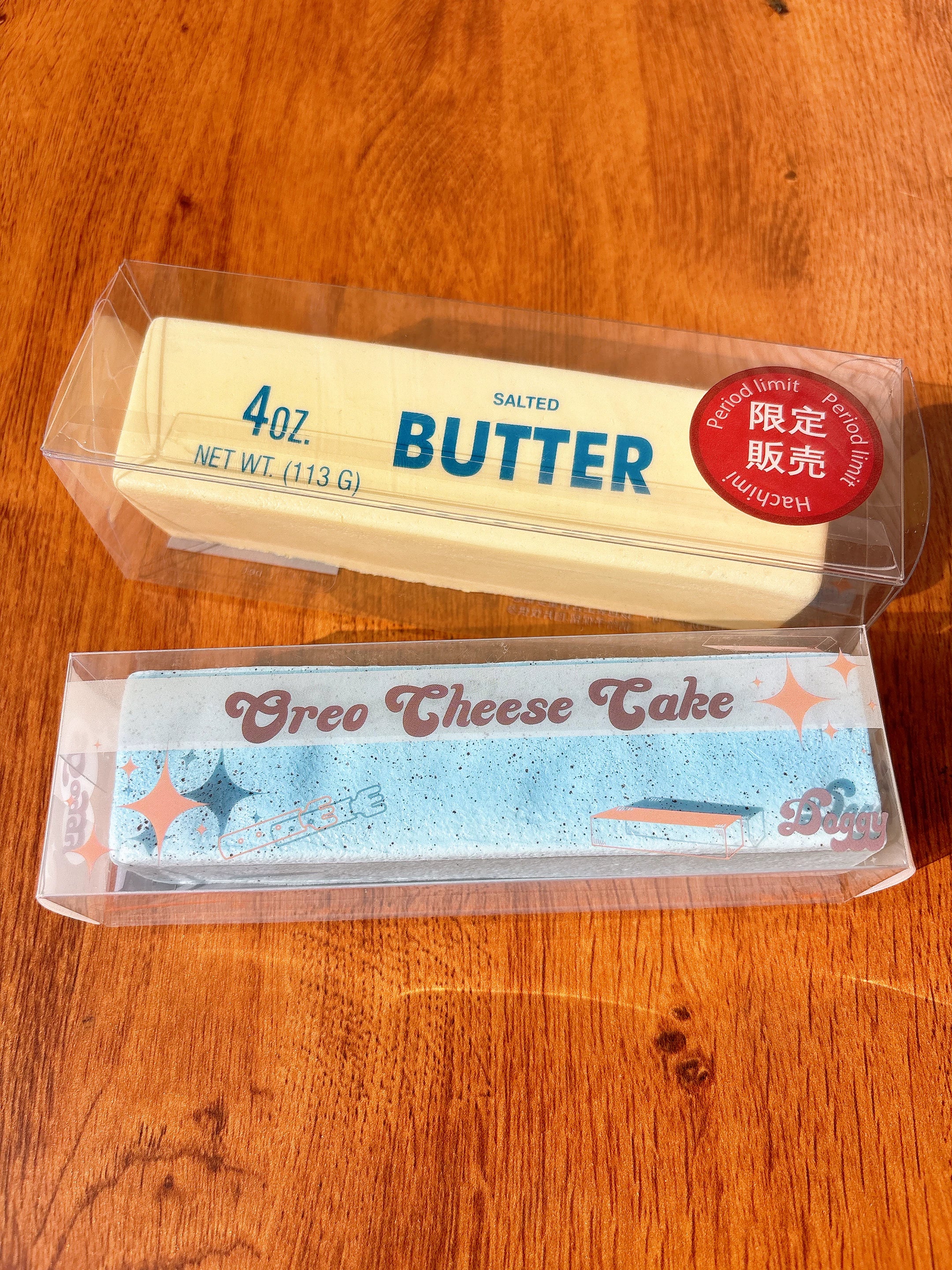 Butter & Cheesecake Bar Squishy Collection