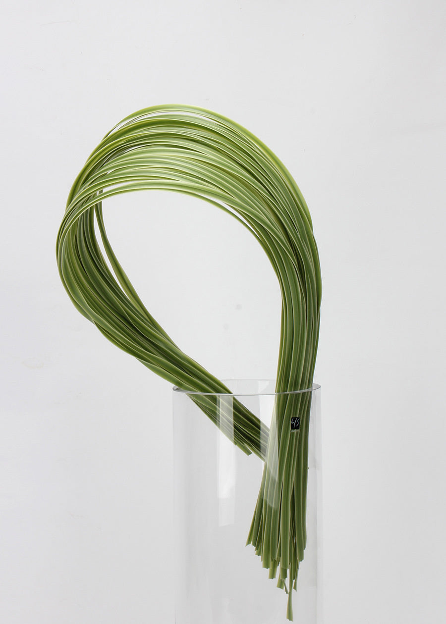 Artificial Ribbon Grass Stem, Green - 39" - view 4