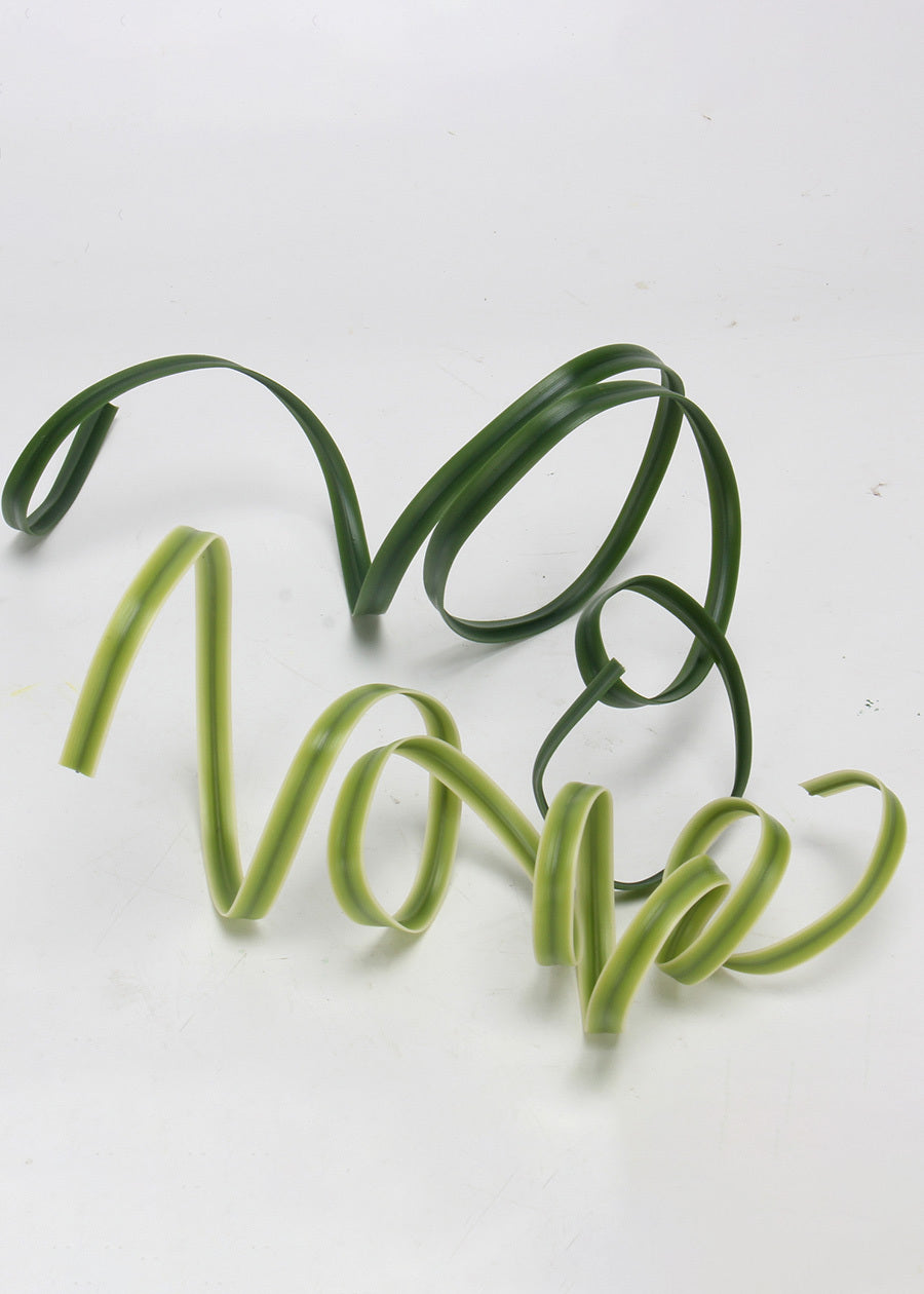 Artificial Ribbon Grass Stem, Green - 39"
