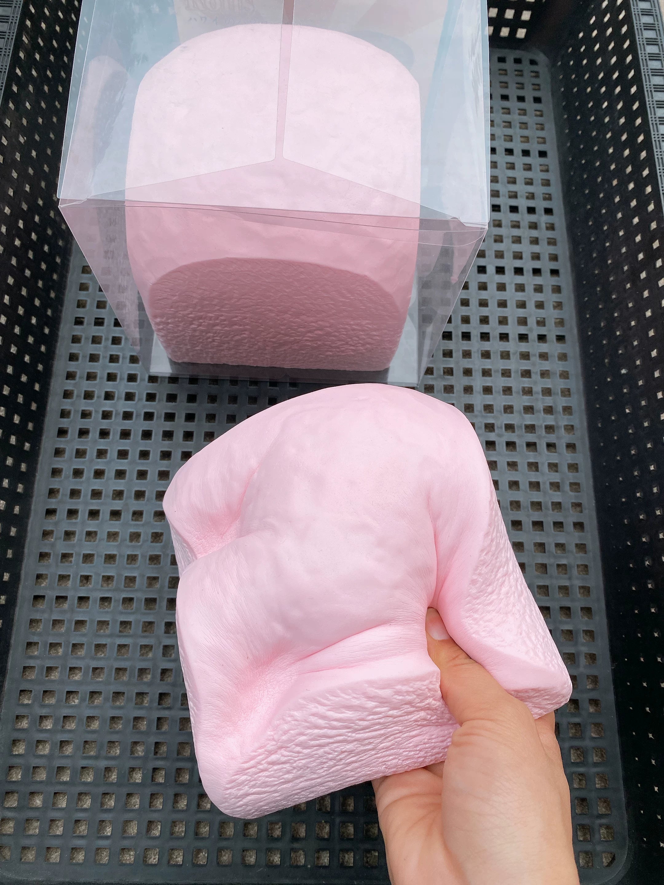 Jumbo Pink Hawaiian Bread Loaf Squishy