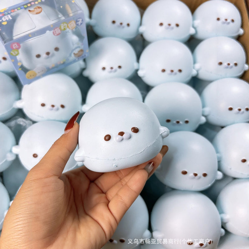Blue Mini Seal Slow-Rising Squishy | Bloominique