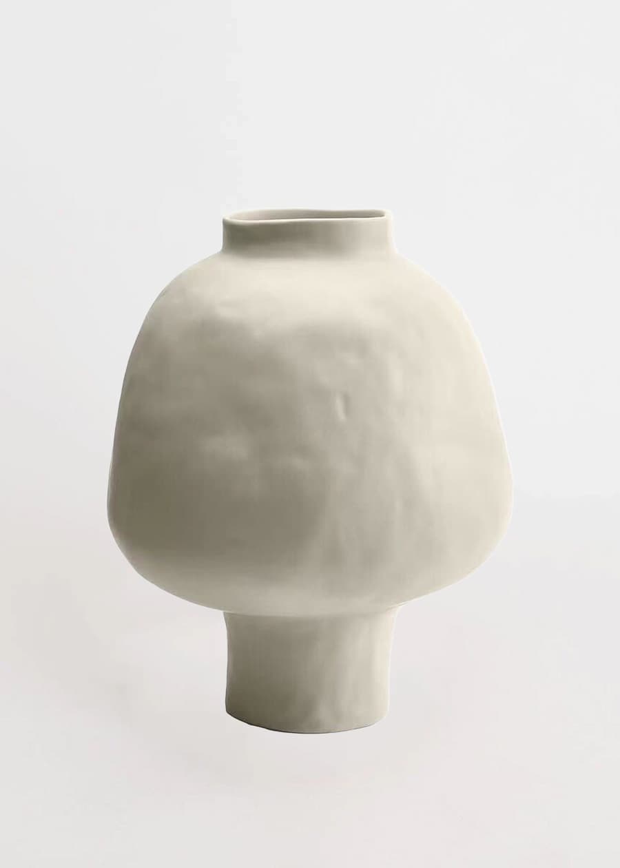 Moonlit Sonata Ceramic Vase 