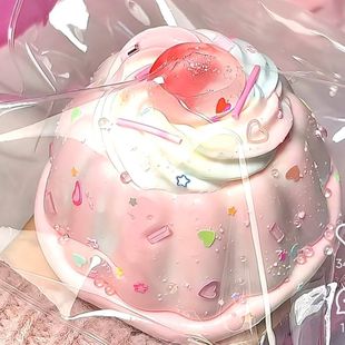 Cherry Cream Pudding Taba Squishy