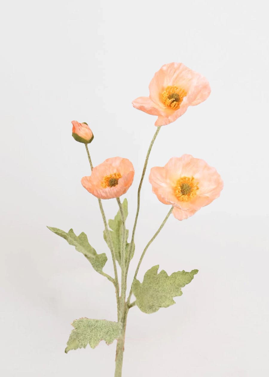 Orange Artificial Wedding Bouquet - 23.6" - view 7
