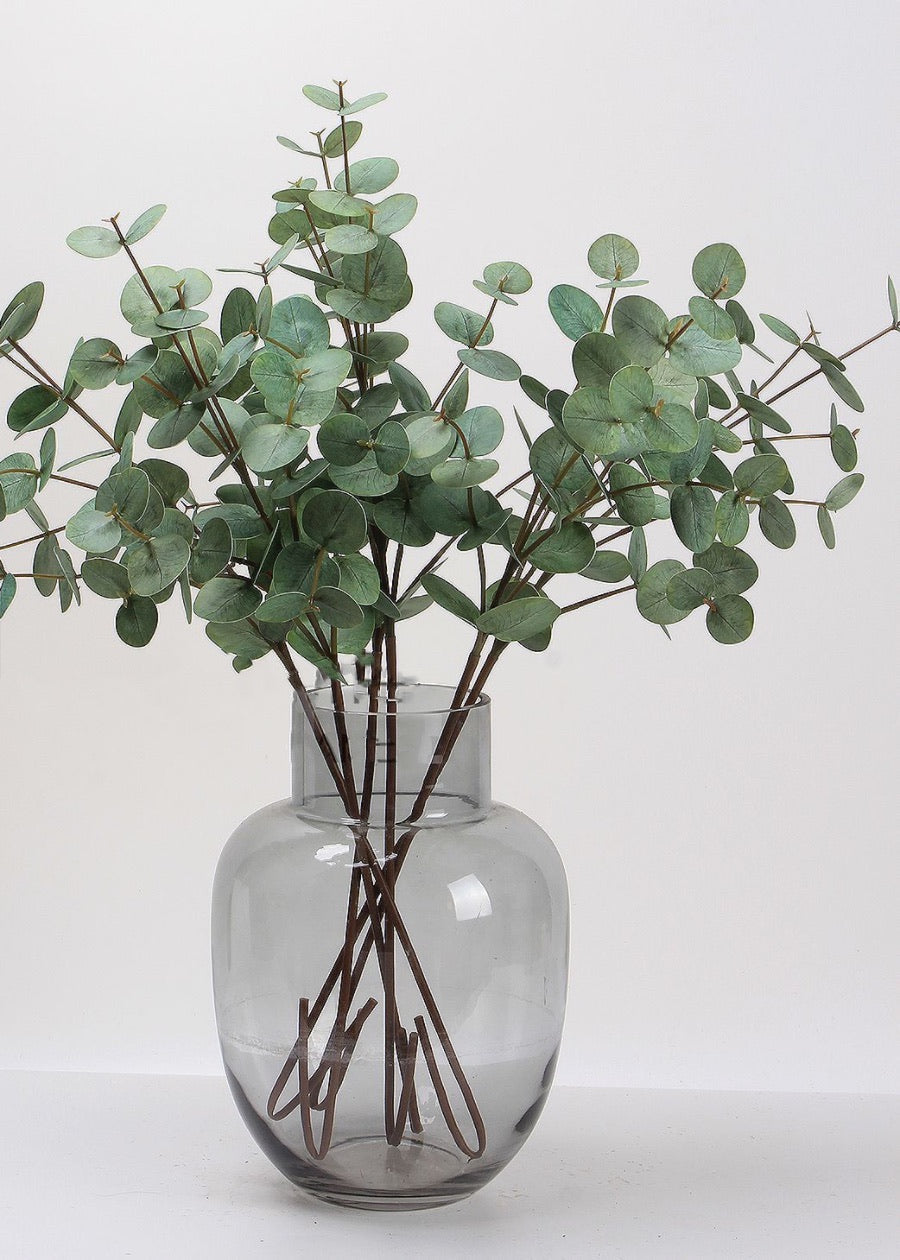 Artificial Eucalyptus Stem, Faux Greenery - 26"
