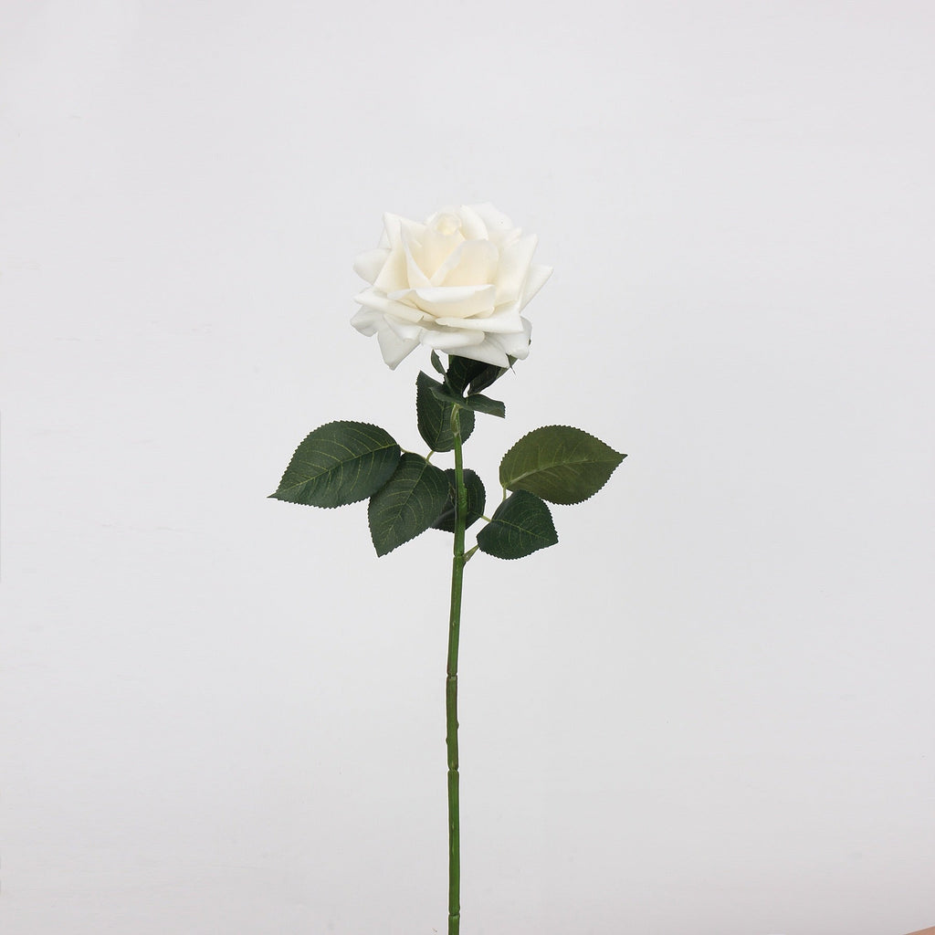 Real Touch Rose Artificial Flower, Morandi Tones - 24"